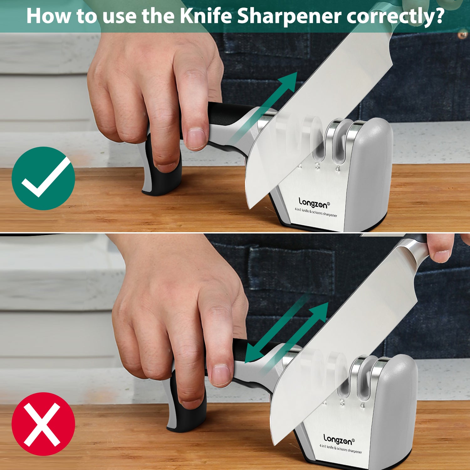 Kitchellence 3-Stage vs Longzon 4-Stage Sharpener: When a Nice Edge Isn't  Enough